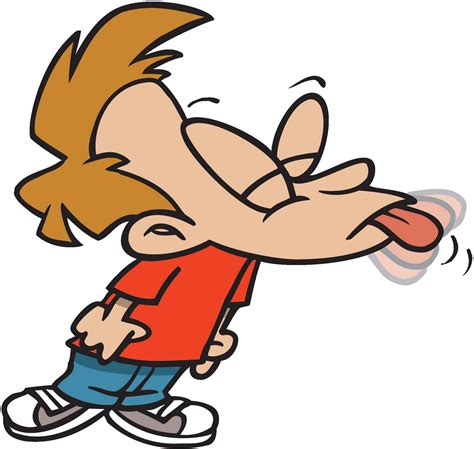 Cartoon Boy Teasing Sticking His Tongue Out Free Image Download