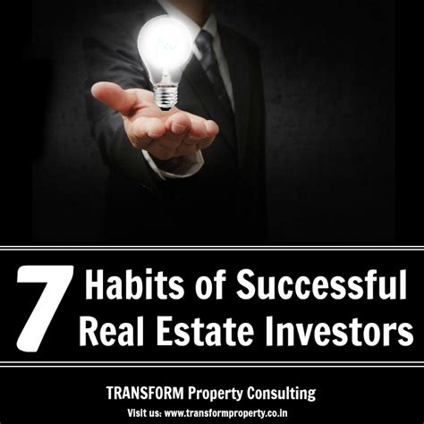 Habits Of Successful Real Estate Investors Transform Property Consulting