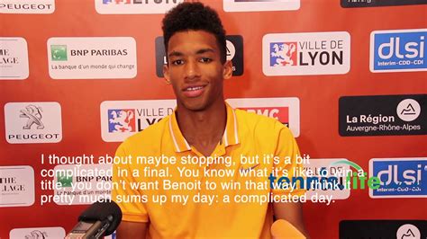 We don't get to play a lot of matches in the. Félix Auger-Aliassime - press conference - YouTube