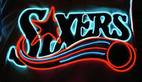 Starting with p philadephia 76ers logo history philadephia 76ers team history. Philedlphia 76ers | Best player, Neon signs, Basketball