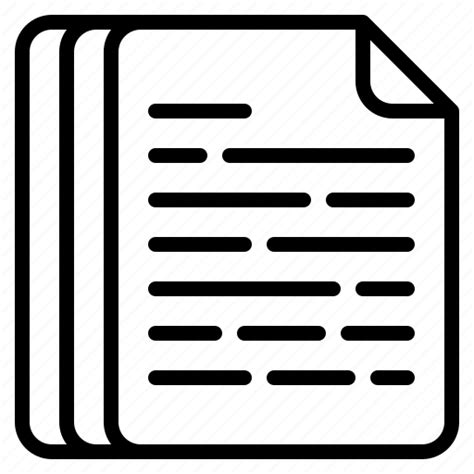 Document File Multiple Icon