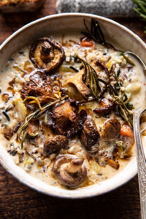 Add 4 quarts of cold water, or enough to cover the chicken. Creamy Wild Rice Chicken Soup with Roasted Mushrooms ...