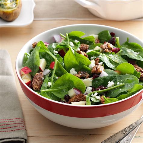Spinach Apple Pecan Salad Recipe How To Make It