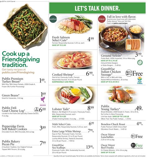 Choose the perfect recipes to build your own menu. Publix Christmas Dinner 2020 - Publix Current weekly ad 11/29 - 12/04/2019 [19 ... - If you need ...