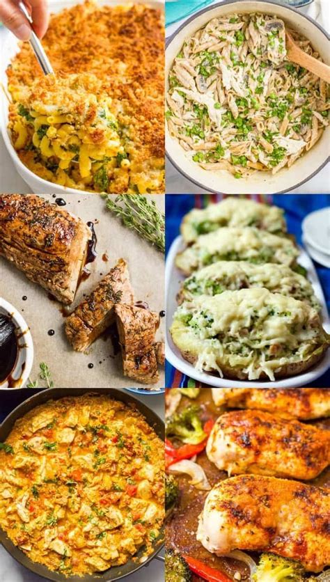 30 Easy Healthy Family Dinner Ideas | Healthy family dinners, Dinner