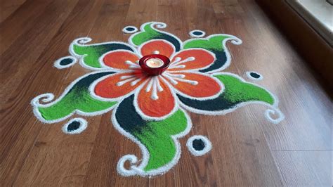 Freehand Easy And Simple Rangoli Designs For Diwali