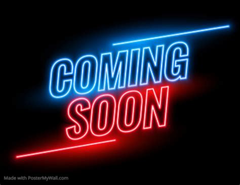 More images for coming soon template » Coming Soon Template | PosterMyWall