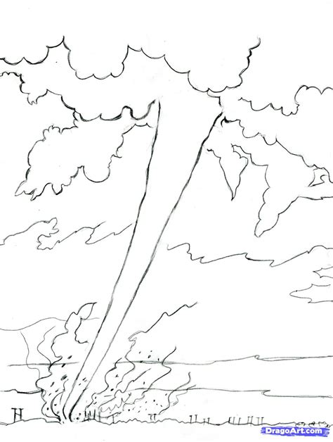 Tornado coloring pages to download and print for free