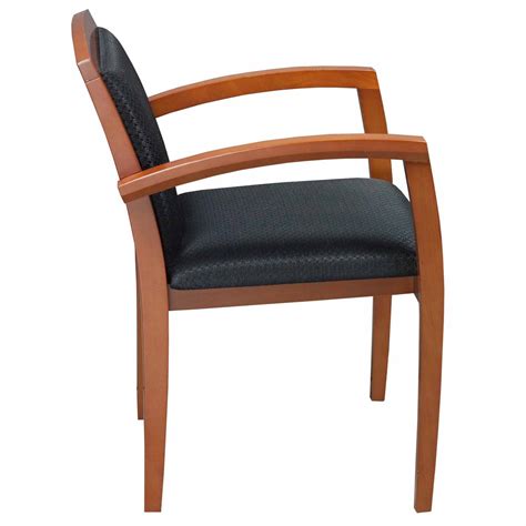 4.3 out of 5 stars. Wood Used Cherry Side Chair, Black | National Office ...