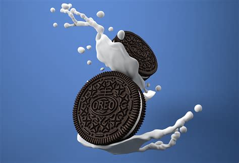 Oreo Milk On Behance Oreo Milk Food Poster Design Ads Creative
