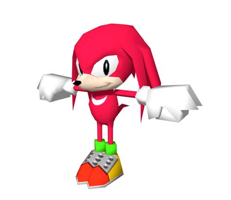 Sonic Classic Knuckles 3d Model