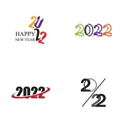 Happy New Year 2022 Vector Illustration Design Template 5067454 Vector