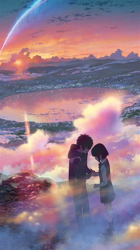 Find hd wallpapers for your desktop, mac, windows, apple, iphone or android device. YourName Anime Art Night Cute Kimi no Na wa Android ...