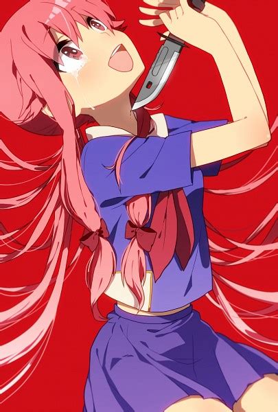 Gasai Yuno Mirai Nikki Mobile Wallpaper 968118 Zerochan Anime