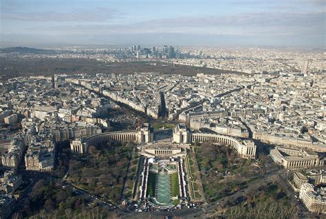 View Over Trocadero From Eiffel Tower Paris Photograph By