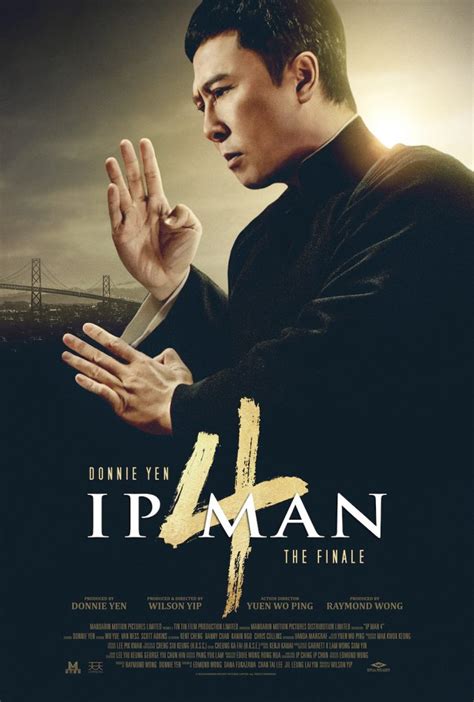 Here Are Domestic Poster And Trailer For Ip Man 4 The Finale Starring