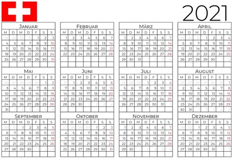 Den kalender für ein anderes jahr oder ein anderes land können sie rechts oben auswählen. Kalender 2021 Zum Ausdrucken Pdf