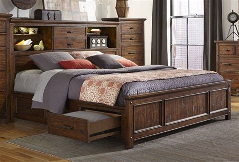 Nexera queen size bookcase headboard, natural maple/white. Affordable Diy Queen Storage Bed with Bookcase Headboard ...