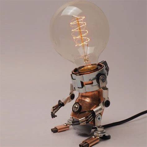 Steampunk Robot Lamp Table Lamps Home And Living