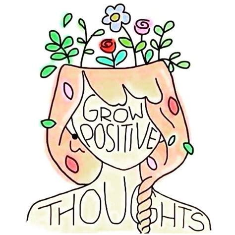 Instagram Positive Thoughts Positivity Doodle Quotes