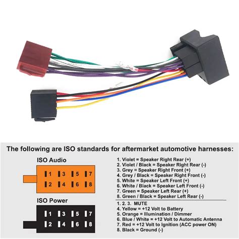 Buy Car Stereo Iso Radio Wiring Harness Headunit