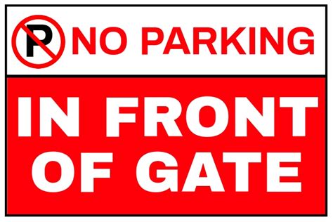 No Parking Sign Board Template Postermywall