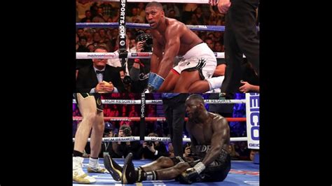 Breaking Anthony Joshua And Deontay Wilders Loses Explained Must