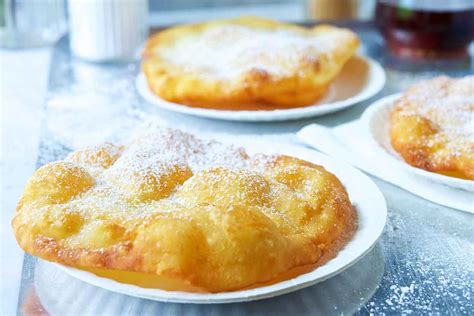 Blend in shortening with pastry blender. County Fair Fried Dough Recipe | King Arthur Flour