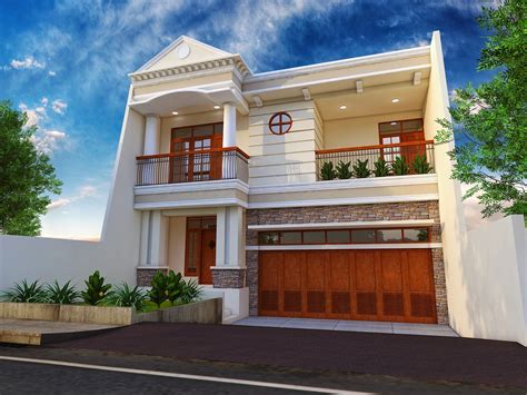Kombinasi warna cat rumah merah dan hitam yang elegan. 65 Desain Rumah Minimalis Bertingkat | Desain Rumah ...