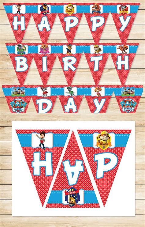 Free Printable Paw Patrol Birthday Decorations Printable Templates