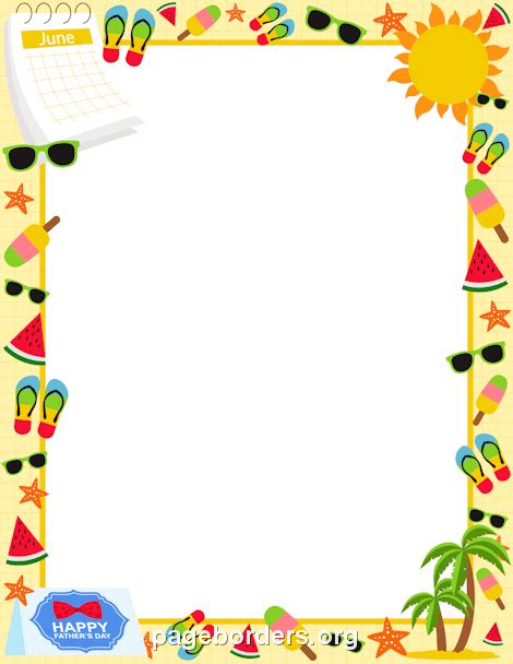 To view clipart borders, select color or category of your choice below. June Border: Clip Art, Page Border, and Vector Graphics