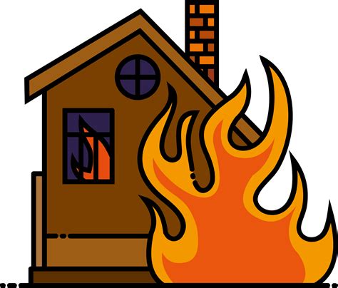 House On Fire Animated Clip Art Library Clip Art Library
