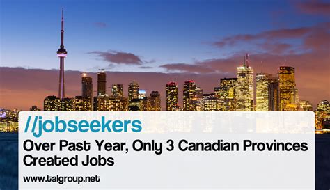 Jobseekers Over Past Year Only 3 Canadian Provinces Created Jobs