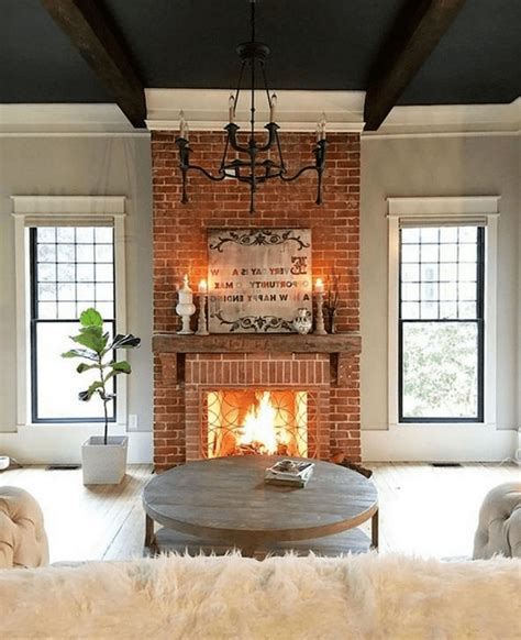 32 Popular Modern Farmhouse Fireplace Ideas Trend 2020 In 2020 Living
