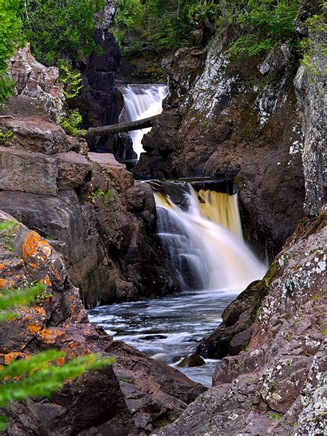 Cascade Falls Is A Photograph By Chris Carlson A Set Of Cascades