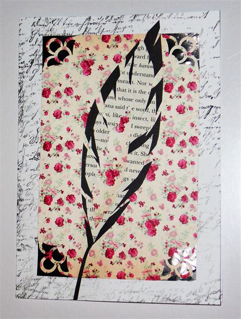 Check out our floral pattern card selection for the very best in unique or custom, handmade pieces from our shops. Floral pattern and feather. card. (avec images) | Plume