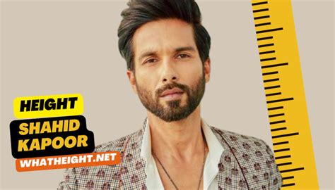 What Is Shahid Kapoor Height Weight Age Net Worth Affairs Biography