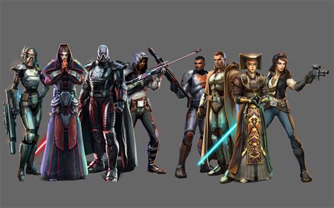 Characters From Star Wars The Old Republic Hd Desktop Backgrounds Free