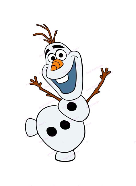 Olaf The Frozen SVG, Dxf, Cricut, Silhouette Cut File • Onyx Prints