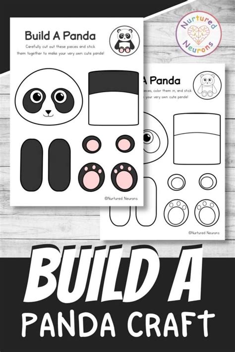 Make A Playful Panda With This Build A Panda Craft Nurtured Neurons