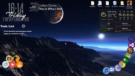 How I Customized My Windows 10 Desktop To Look Cooler