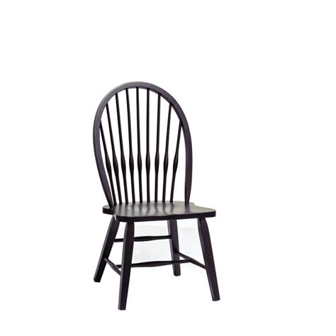 Black Windsor Side Dining Chair Nh Country Cottage Furniture