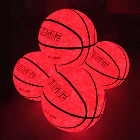 Glow In The Dark High Bright Led Light Up Basketball Luminous Basket Little Dreams Uk