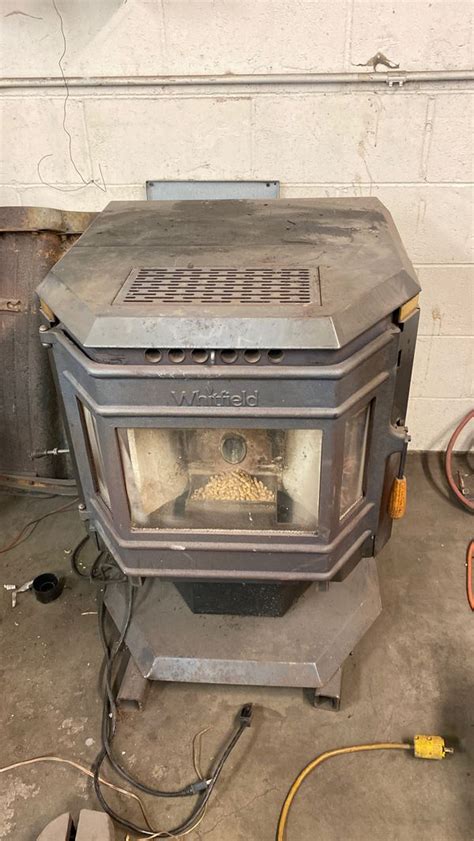Whitfield Pellet Stove With Custom Control Comes With Pipe Also You