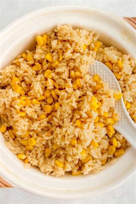 Japanese Corn Rice Carmy Easy Healthy Ish Recipes