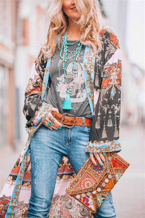 Lets Go Boho Chic With This Amazing Bohemian Style Kimono Called The
