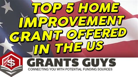 Top 5 Home Improvement Grant Offered In The Us Youtube