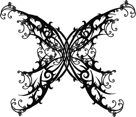 Butterfly Wings Tattoos Designs For Bicep