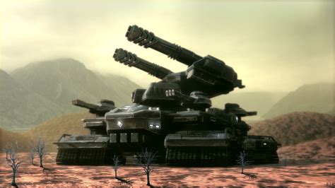 Uef T5 Mobile Artillery Sci Fi Tank Artillery Battle Tank