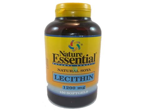 La incorporación de la lecitina de soja como suplemento dentro de una dieta, se relaciona con la disminución de la hiperlipidemia y con la influencia del metabolismo de los lípidos. Lecitina de soja Lecithin Nature essential 150 perlas ...